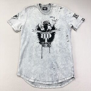 BDT Dance Tour Shirt Medium Acid Wash Distressed Graphic Y2K Longline Tee Street